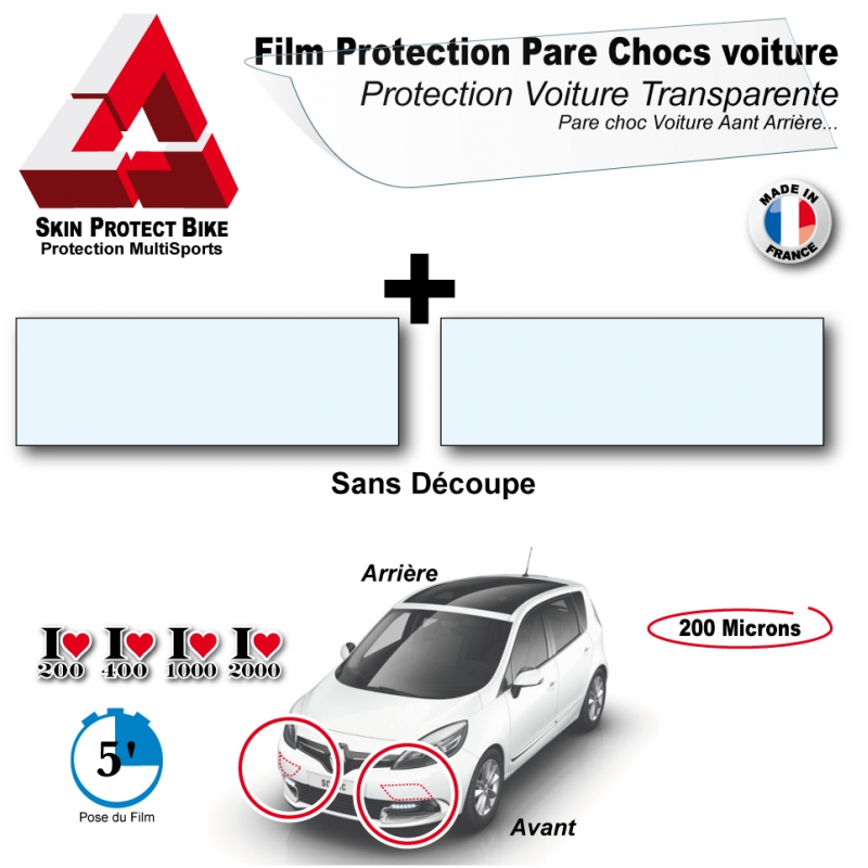 Film De Protection Bouclier Arriere Angles - Accessoire compatible