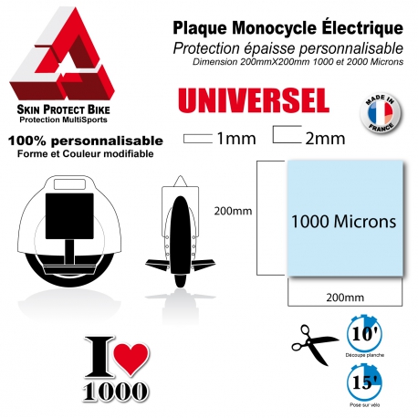 Plaque Film de Protection Monocycle électrique