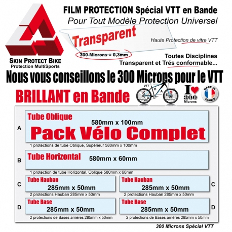 Film de Protection VTT Universel 300 Microns en Bande
