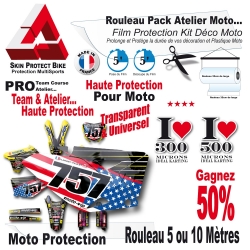 Film Protection Moto Kit Déco PRO Pack Team course